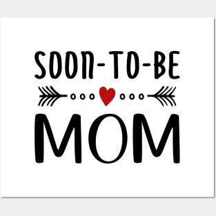 Soon To Be Mom Mother's Day Calligraphy Quote Posters and Art